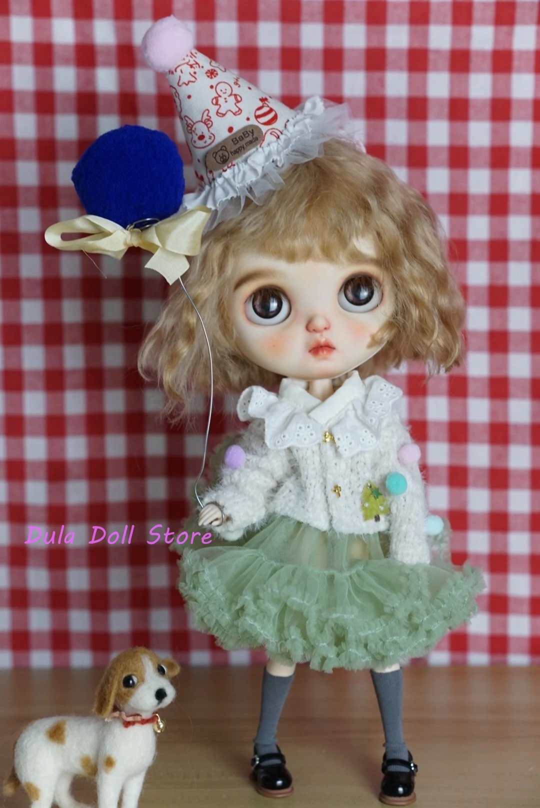 

Одежда для куклы Dula, платье, зимнее королевское белое пальто, комплект с юбкой для куклы Blythe ob24 ob22 Azone Licca ICY JerryB 1/6