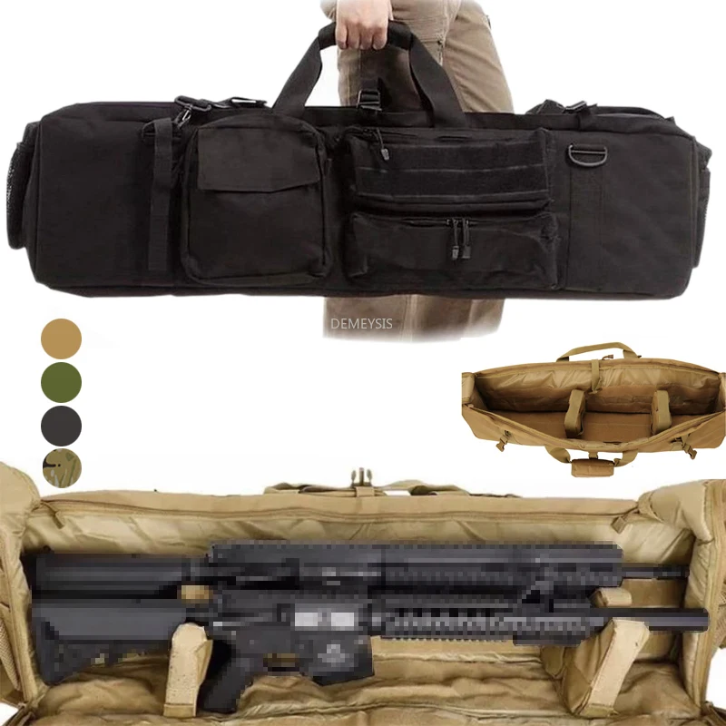 Bolsa táctica portafusiles doble – Acolchada con bandolera - imagen 2