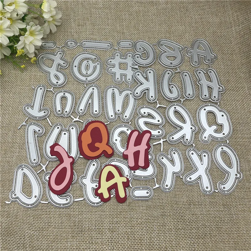 Capital letter Lace Border Cards Dies Metal Cutting Dies Stencils For DIY Scrapbooking Decorative Embossing Handcraft Template