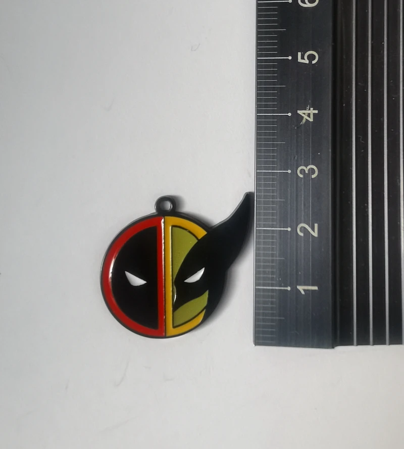 10 قطعة المعلقات الكرتون ديدبول ولفيرين حُليات المجوهرات لصنع المفاتيح المعلقات القلائد أساور DIY بها بنفسك اكسسوارات