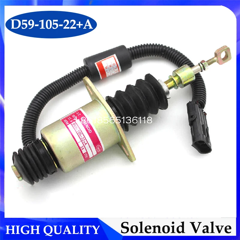 

Diesel Engine Spare Parts SC11CB220G2B1 Stop Solenoid Valve D59-105-22+A