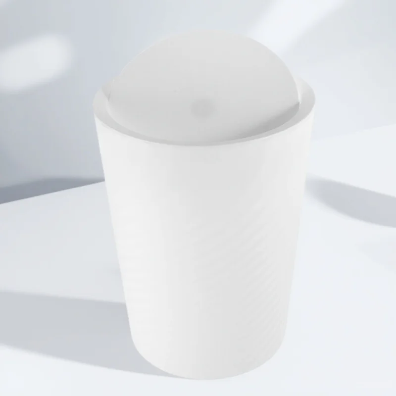 

Bathroom Trash Can with Lid Large Capacity Odor Control Waste Basket for Office Bedroom Kitchen Bathroom Trash Can