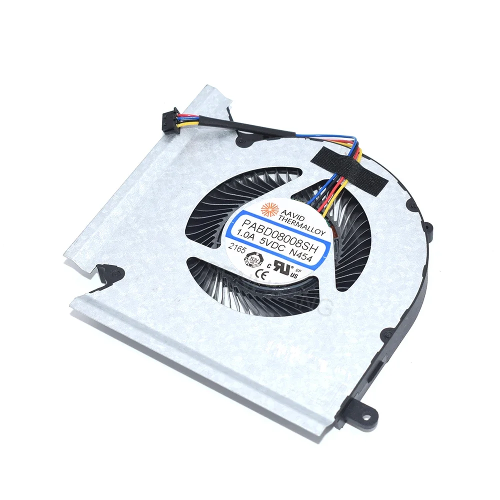 New Laptop CPU GPU Cooling Fan N453 N454 4PIN DC5V PABD08008SH For MSI GF63 GE66 GP66 GL66 8RD MS-1541 MS-1542 MS-16R1 MS-16R2