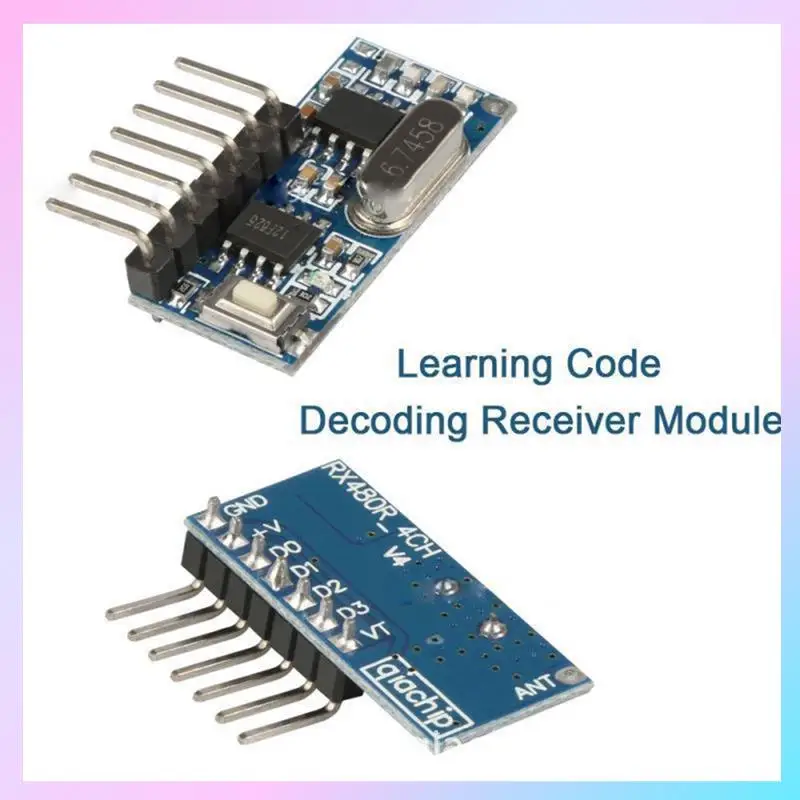 

AB25-433Mhz Superheterodyne Wireless Receiving Module 4 Channel Output Decoding Receiver For 433 Mhz Remote Controls