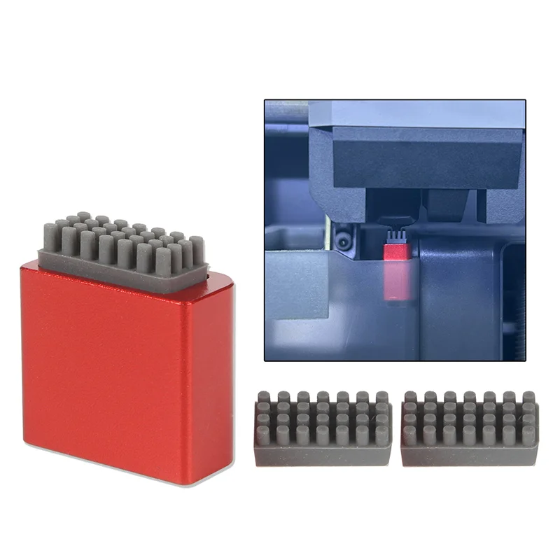 

XCR 3D Printer Accessories Parts Nozzle Wiper Bambulab X1c P1s X1 P1p Silicone Brush Print Head Cleaner Printer Head Wiping Tool
