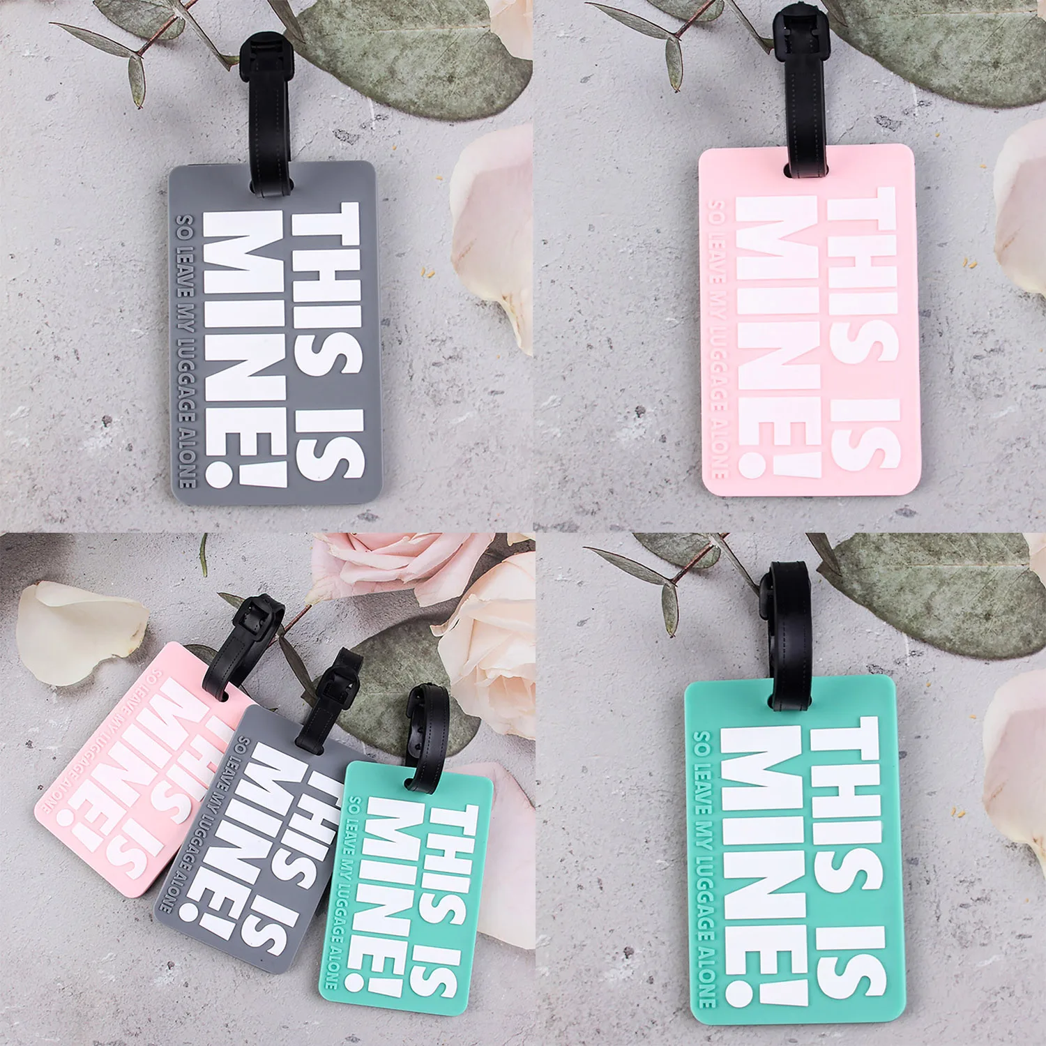 Portable Label Letters Luggage Travel Tag Suitcase ID Address Anti-lost Pendant Baggage Boarding Tag Luggage Accessories