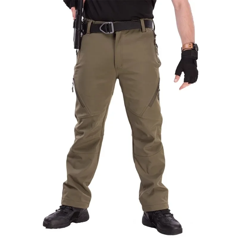 

Raptor fleece softshell tactical pants training pants assault men's winter commuter