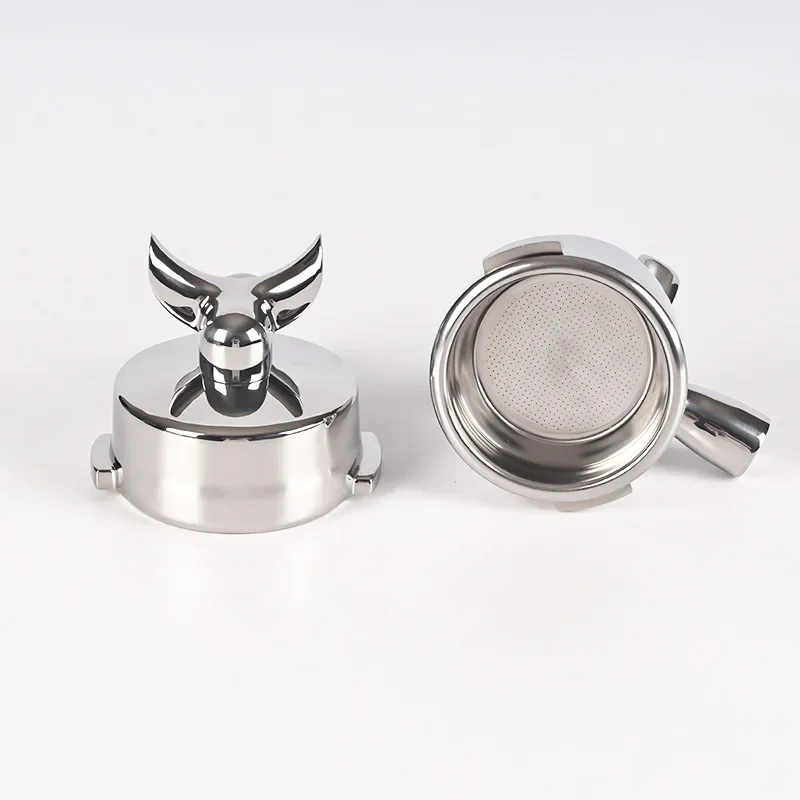 58mm 2-ear Customized Coffee Handle Filter for Nuova/Black Eagle/White Eagle/Nuova Oscar 2 Bottom Coffee Portafilter Tool