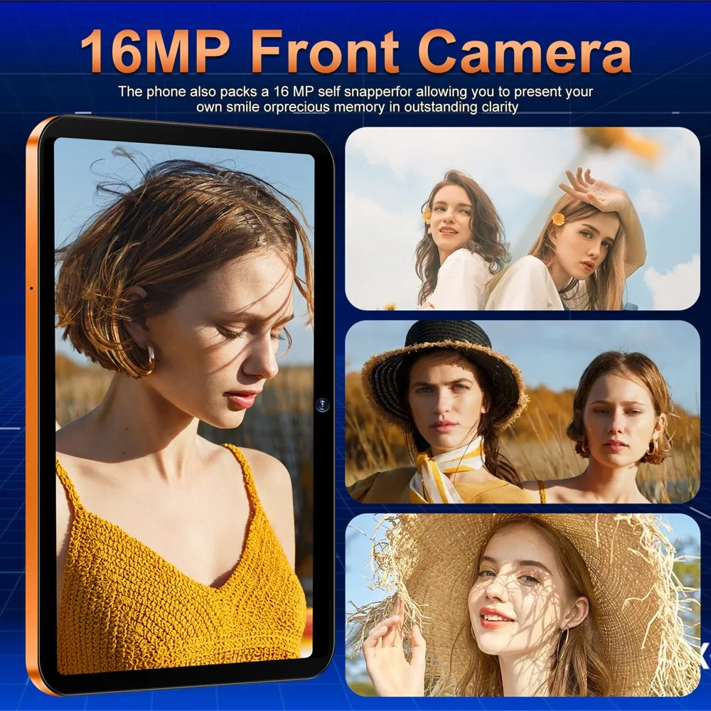 CHOTOG Pad 7s Pro Tablet Android 15 Tab PC 10.1 Inch 16+32MP Camera 22GB+2TB 10000mAh Battery Face Unlocked Wifi GPS Global Version Tablets For Children's Kids Gifts