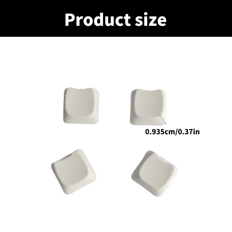 أغطية مفاتيح مريحة على شكل رأس قطط PBT، غطاء مفاتيح XDA للحصول على تجربة كتابة فريدة من نوعها