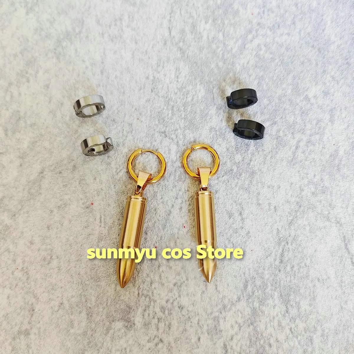 Honkai Star Rail Boothill Cosplay accesorio Boothill pendientes Earclips