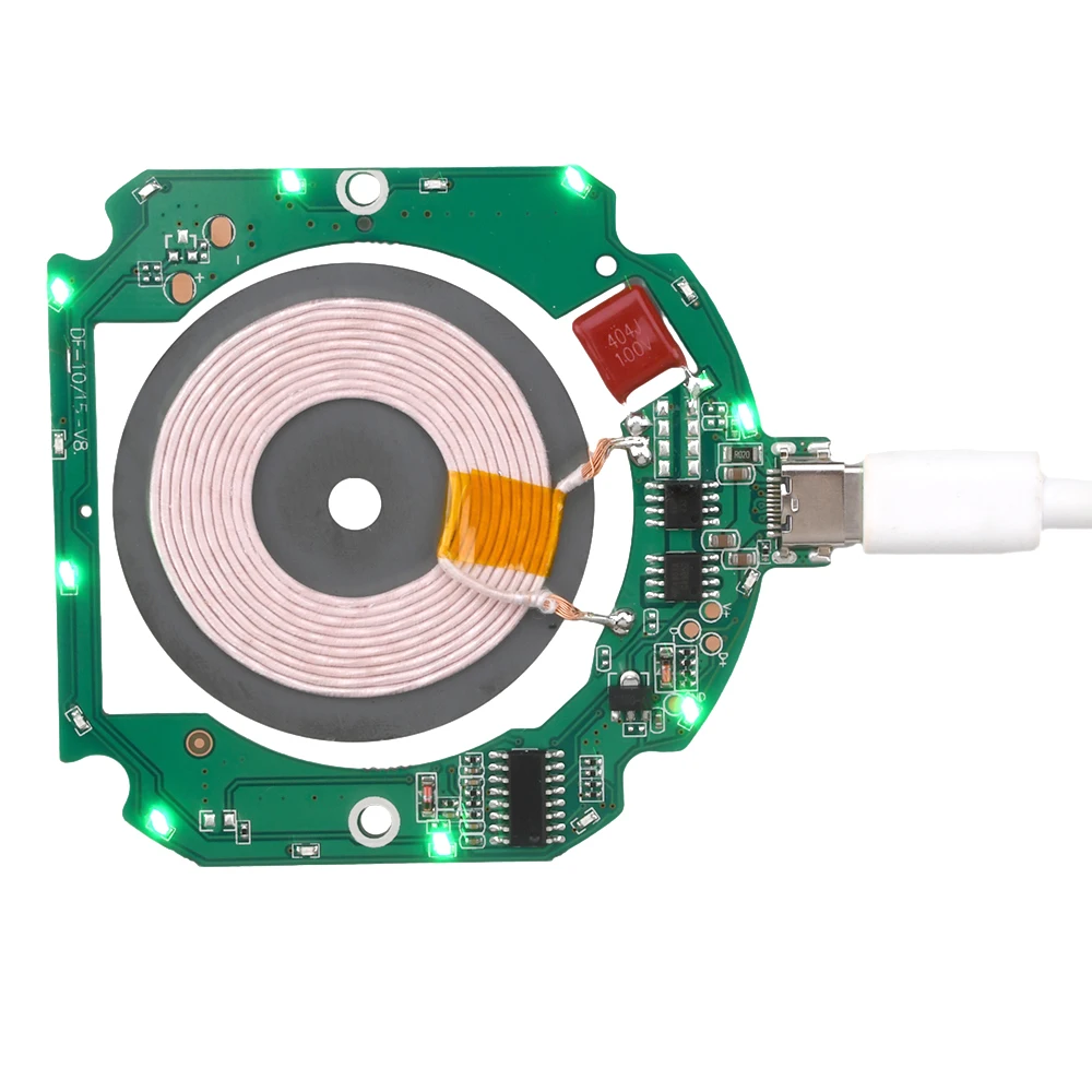 10W 15W Wireless Charger Module High Power Wireless Charger Transmitter Board for QI Standard Fast Charging Boards