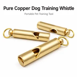 Silbato de entrenamiento para perros con llavero, adiestra y guía