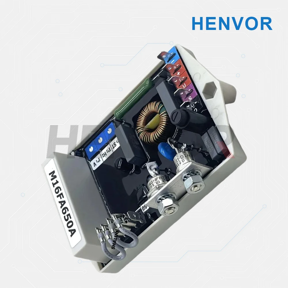 Good M16FA650A AVR Voltage Regulator for Marelli Generator, Adjustable Excitation Control Board for Alternator Volt Stabilizer