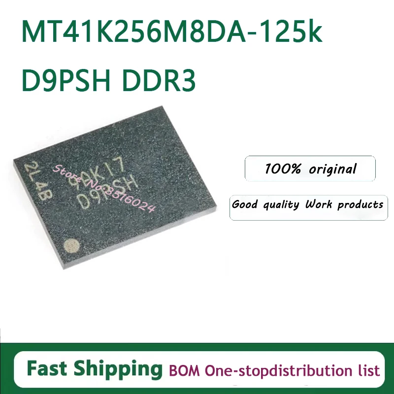 10PCS/lot  【DDR4】K4A4G165WE-BCTD  DDR3 【D9PSH】 MT41K256M8DA-125:K  100% NEW