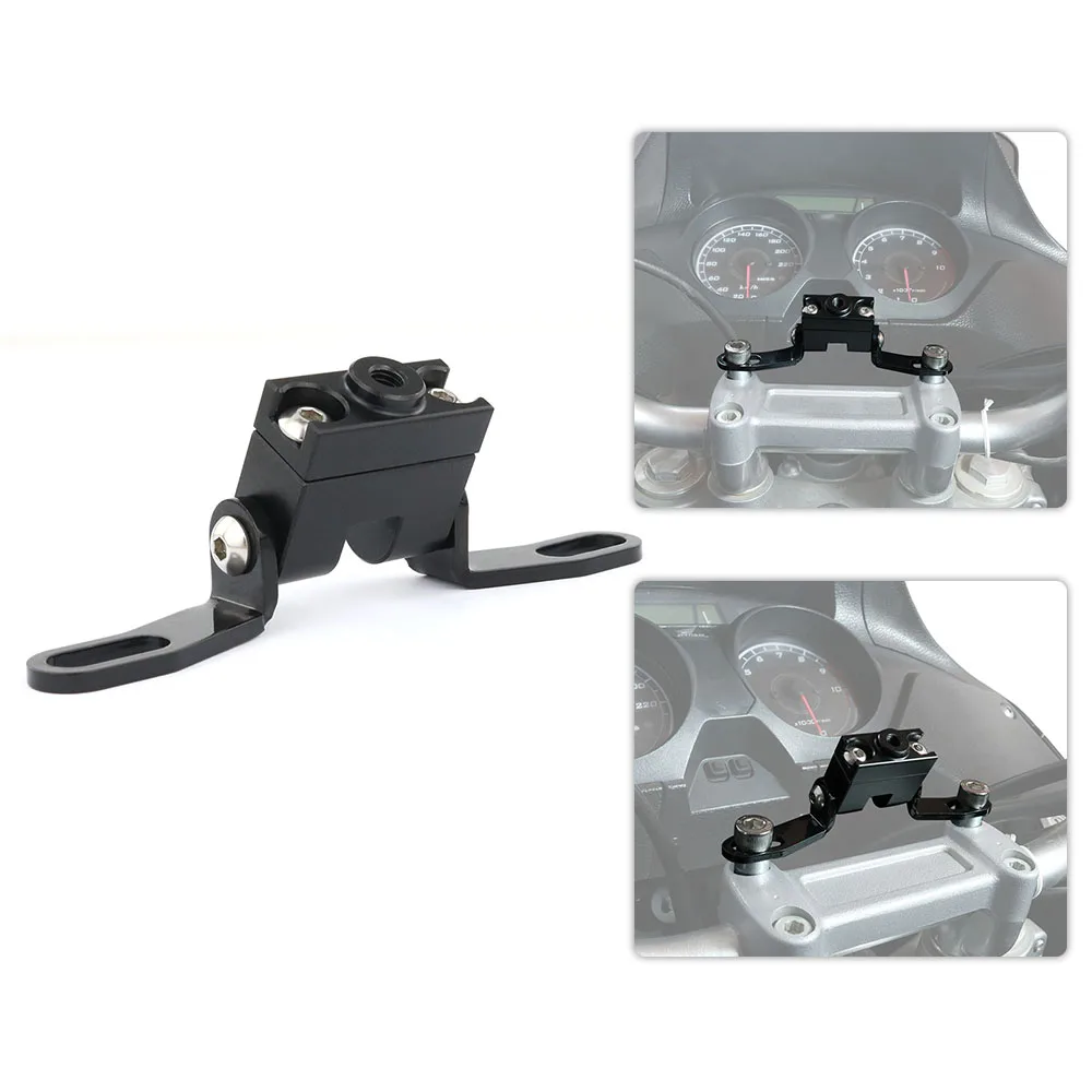 

For YAMAHA FZ6R TDM 850 900 XG250 Tricker FZ1 FZ6 FZ8-N/S FZ16 Fazer XJR400/1200 Motorcycle GPS Handlebar Clamp Navigation Mount