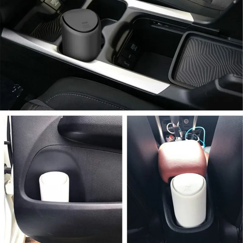 Auto Car Garbage Can Car Trash Can Silicone Convenient sanitary noiseless storage box