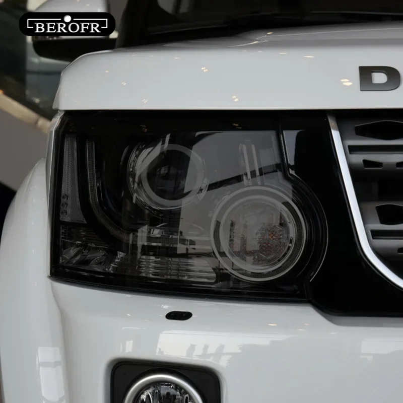 

For Land Rover Discovery 4 LR4 2009-2016 Car Headlight Tint Smoked Black Protective Film Transparent TPU Sticker Accessories