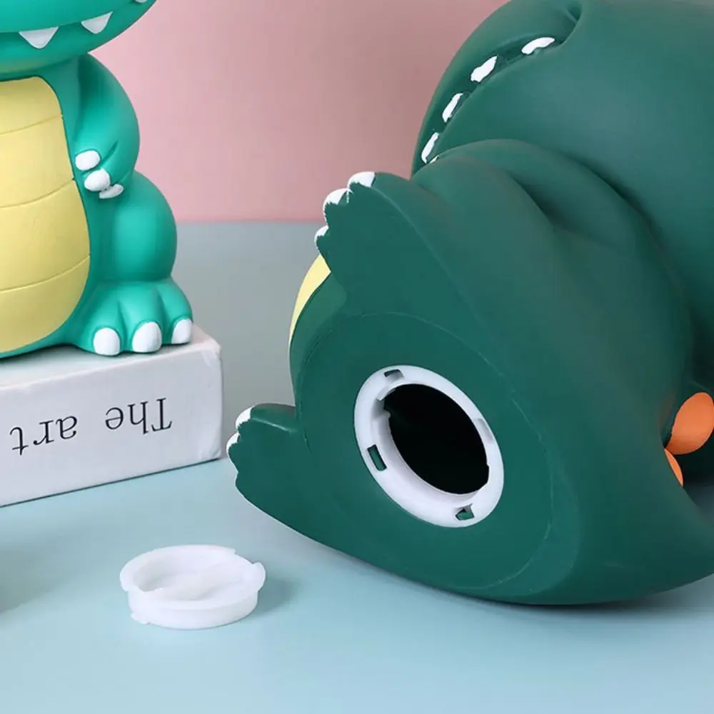 Creative Large Capacity Dinosaur Piggy Bank Cute Anti-fall Animal Saving Pot Ornament Cartoon Piggy Bank Table