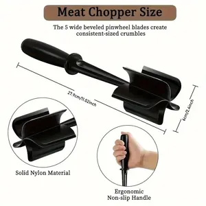 Handheld Household Kitchen Meat Chopper, Rice Glass, Meat Crushing, Kitchen Tool, 1PC 6 Main Meat Cutting Sales - №6