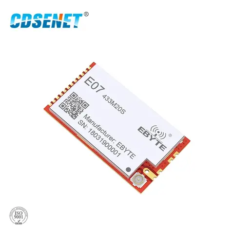 CC1101 433MHz 100mW Module rf 20dBm CDSENET E07-433M20S émetteur-récepteur SMD PA longue Distance émetteur et récepteur IPEX 433 MHz