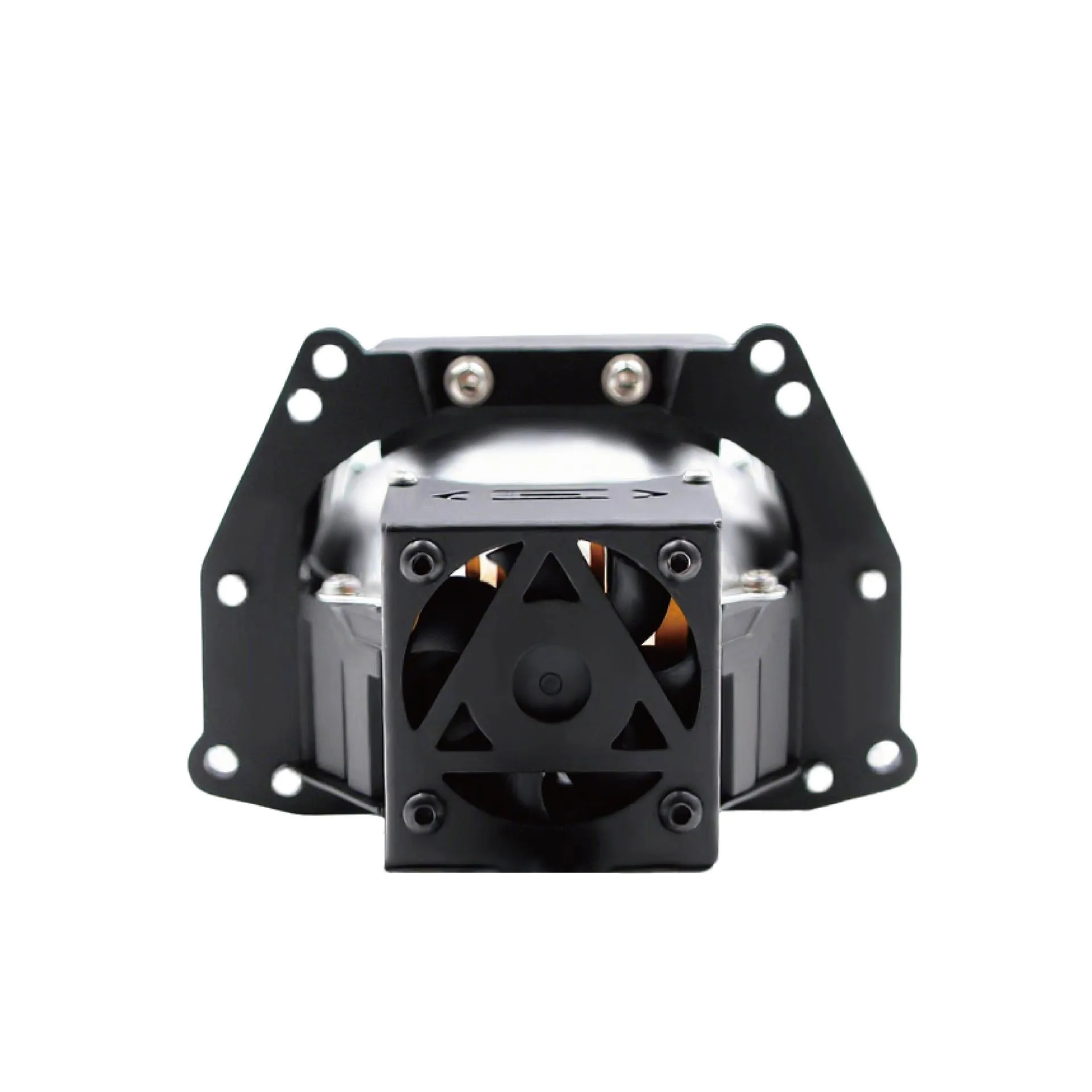 مربع 3 بوصة ثنائية Led جهاز عرض ليزر عدسة 12 فولت 70 واط 6000 كيلو مرحبا لو شعاع مصباح سيارة المصباح التحديثية #4