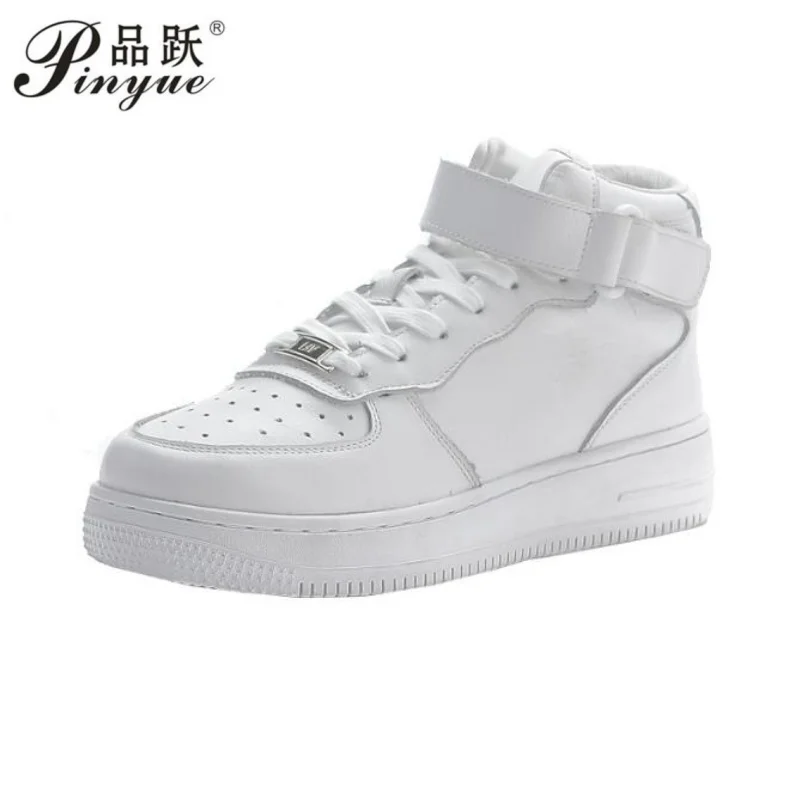 

Женские высокие кроссовки из воловьей кожи с дышащей сеткой, летние новые стильные студенческие баскетбольные кроссовки на толстой подошве, размеры 35-43