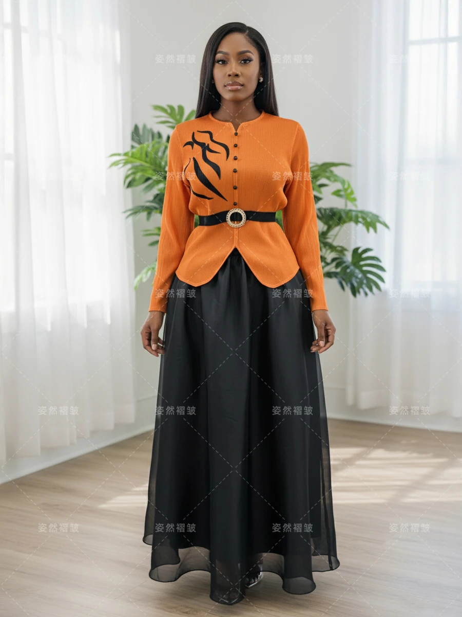 Robes élégantes et belles pour femmes Miyake plissées grande taille vêtements fête d'anniversaire soirée luxe robe de bal mode femme