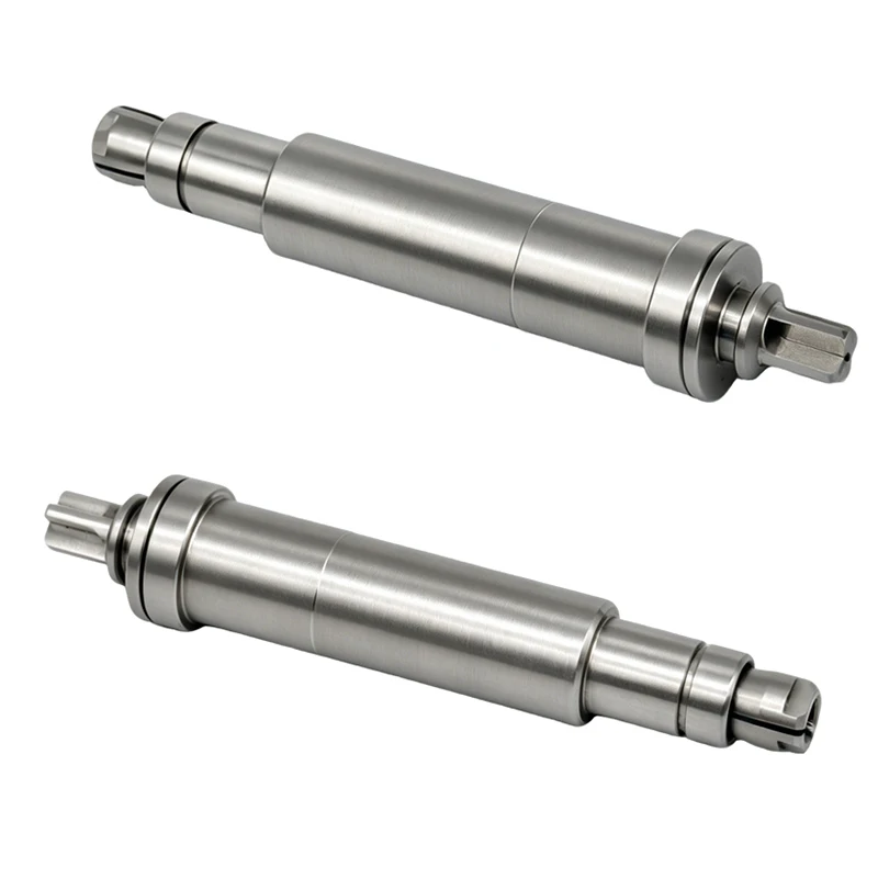 Custom CNC Turned Steel Double End Spline Drive Main Shaft Custom Manufacturing Service