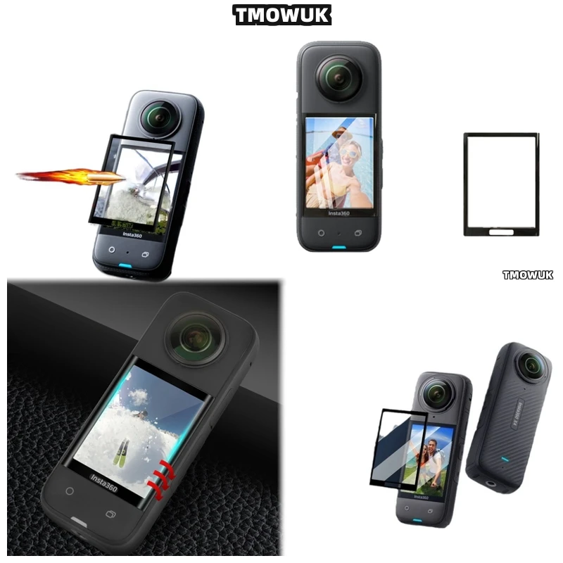 

For Insta360 X3 X4 X5 GPS - Full Cover 3D Curved Soft PMMA Anti - Scratch Protective Film