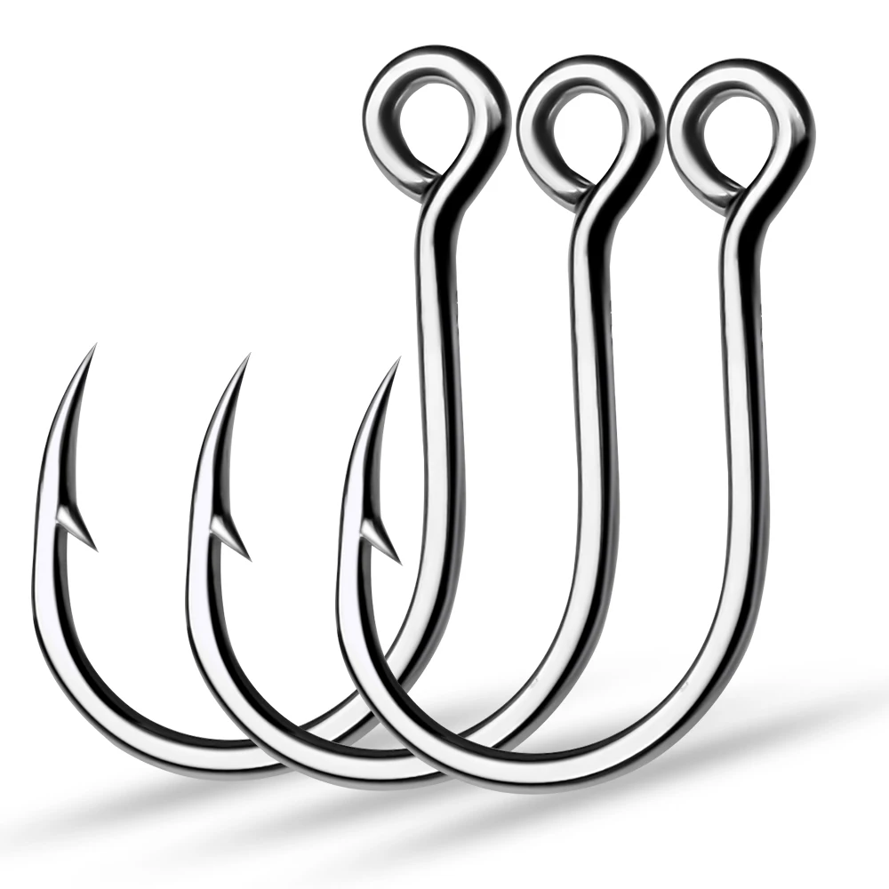 

PROBEROS 20pcs High-Carbon Steel Fishhooks with Sharp Barbs for Fishing