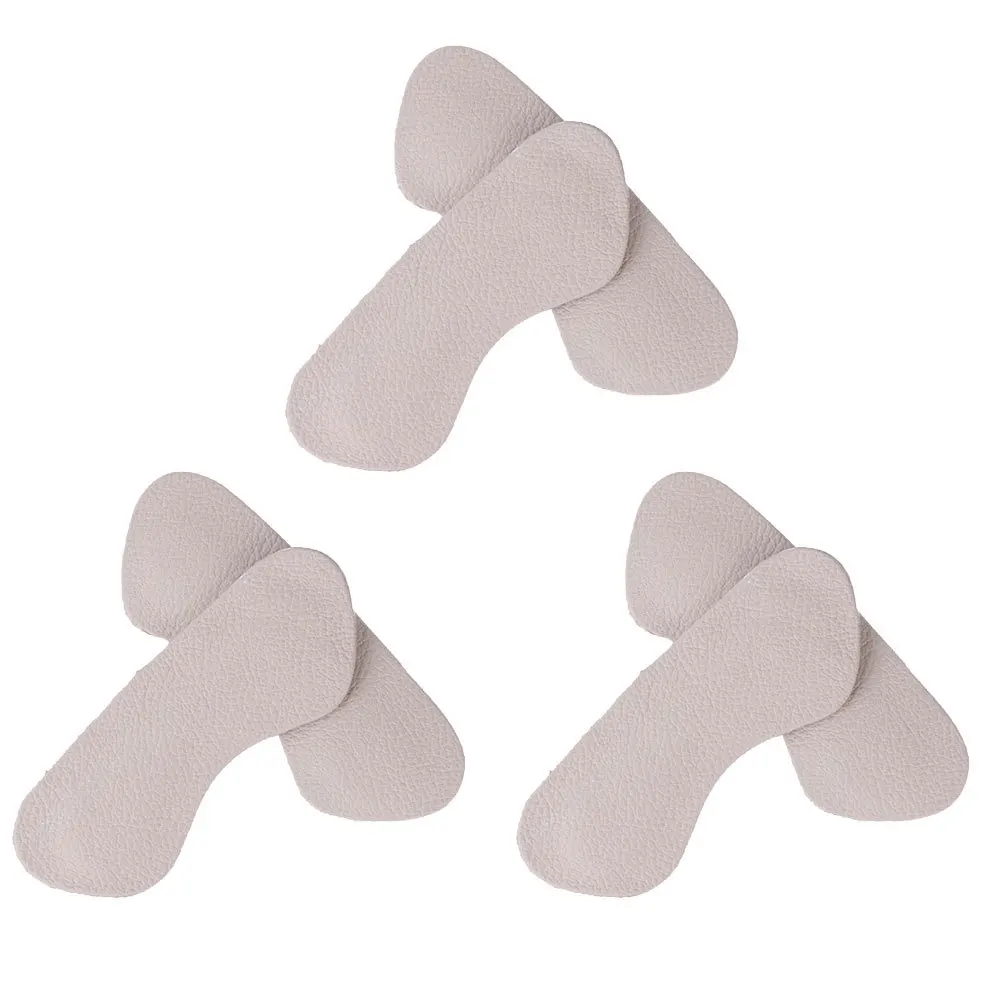

3Pairs Back Heel Protectors Strong Sticky Insert Adjust Shoe Size Comfortable Fit Beige Heel Grips for High Heels
