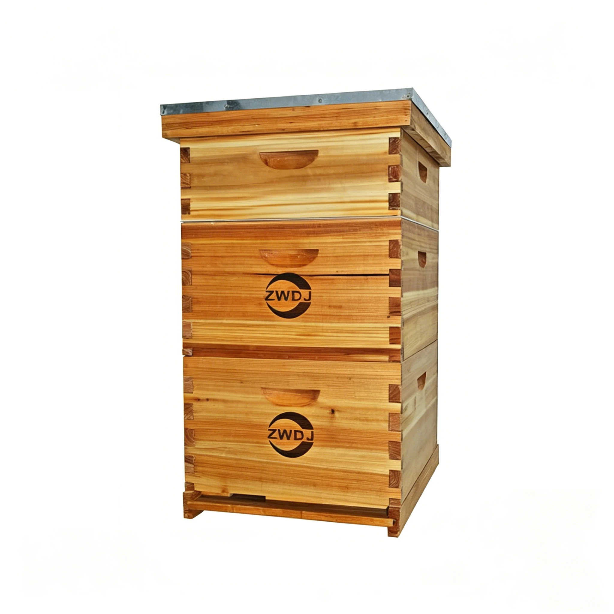 10-Frame Langstroth Bee Hive, 2 Deep Beehives Box & 1 Medium Box, Beeswax Coated Include Beehive Frames and Waxed Foundation Sheets for Beekeeper