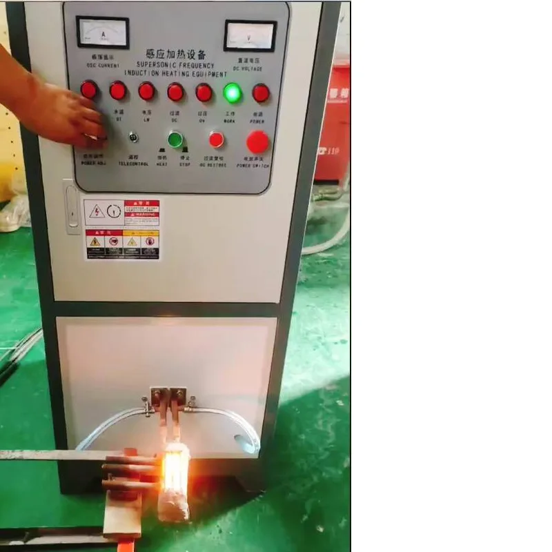 Portable High Frequency IGBT Technology Heating Machine 50KW To 1200KW Engine Core Components Induction Furnace