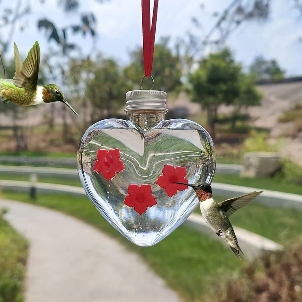 Easy Clean Hummingbird Feeder Gardening Outdoor Garden Feeder Vintage Hummingbird Feeder Long Lasting Durability