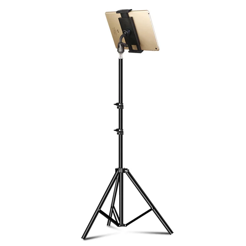 Adjustable Tablet Tripod Floor Stand Holder Live Mount Support for 4-13 Inches for IPad Air Pro 12.9 Lazy Holder Bracket Support