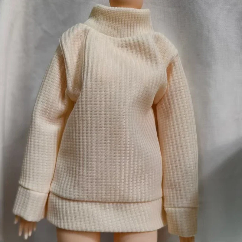 Puppenkleidung für 45 cm große Bjd-Puppe, Stehkragen, Kapuzenpullover, Oberteil, Freizeitkleidung, Anziehspielhaus, Mädchenspielzeug, 1/4 Puppenzubehör, keine Puppe