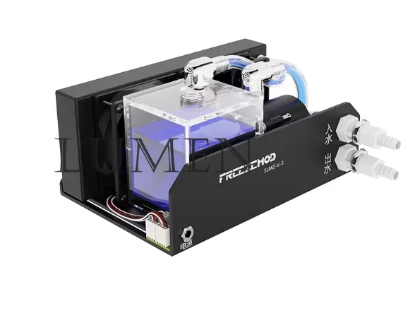 Industrial water cooling module SLMZ-V-S dual fan increases the voltage of the water tank by 12V/24V
