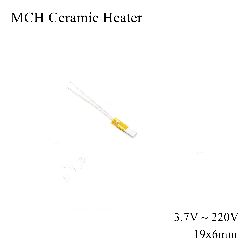 

3.7V 5V 12V 220V MCH Micro High Temperature Ceramic Heater Square Alumina Electric Heating Board Plate Band HTCC Metal Hair Dry