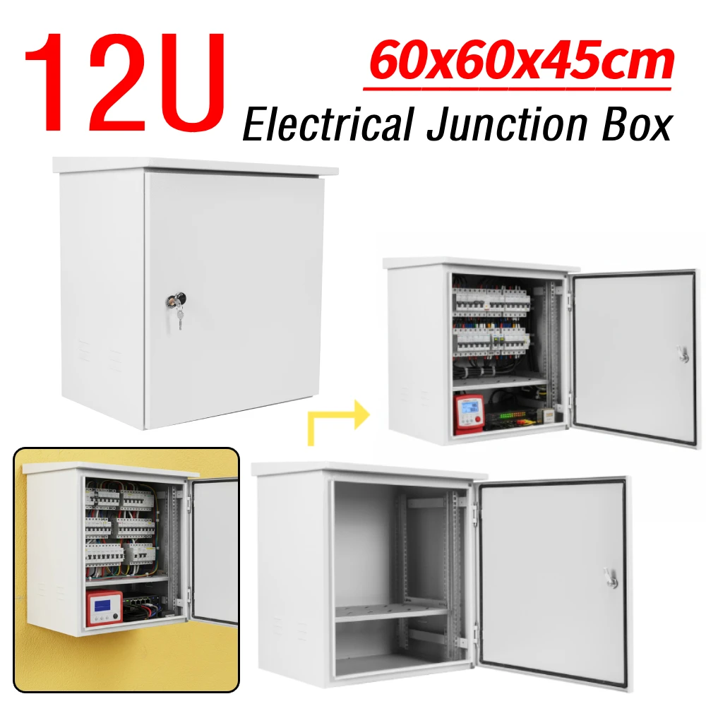 

Electrical Junction Box IP55 Waterproof Outdoor WiFi Enclosure Wall/Pole Mounted for Electrical Services and Battery Accessories