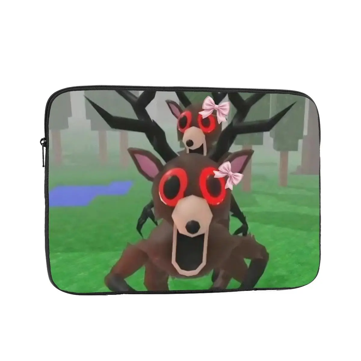 

Laptop Notebook Bag Case 99 Nights In The Forest Computer Bag Sleeve Deer Game Shockproof Case Bag for Macbook Air Pro