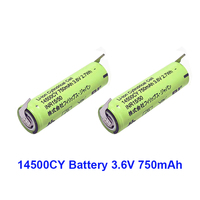 3.7V 750mAh 14500CY Li-ion Replacement battery For Philips Sonicare toothbrush HX6730 HX9340 HX6510 HX6511 HX6970 HX6380 HX6340