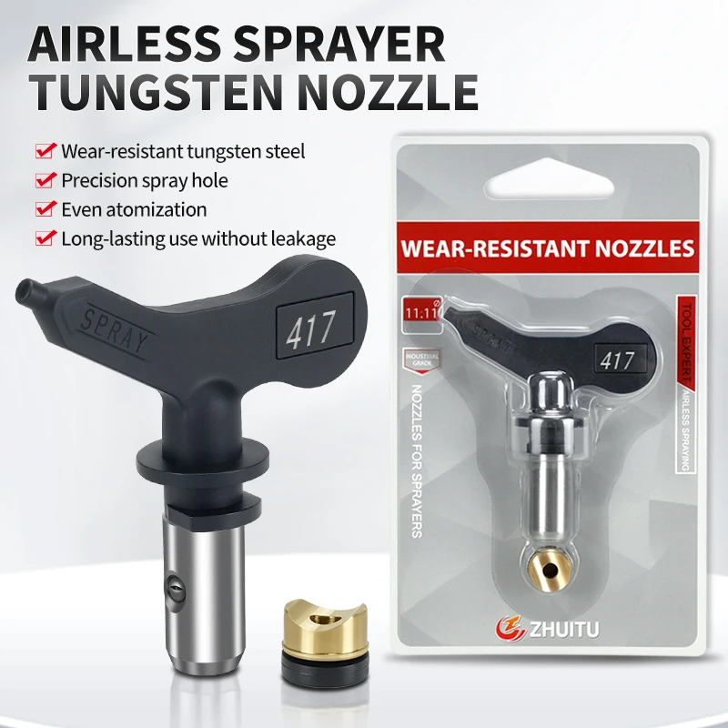 Reversible Airless Spray Gun Tip Nozzle 211,315,417,515,517,523 Switch Tip Spray Gun Accessories