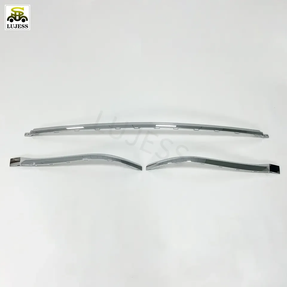 OEM 3W3807917 3W3807918 اكسسوارات السيارات الخارجية قطاع الكسوة مطلي بالكروم المصد الخلفي قطاع ل بنتلي كونتيننتال GT 2017-2018 #6