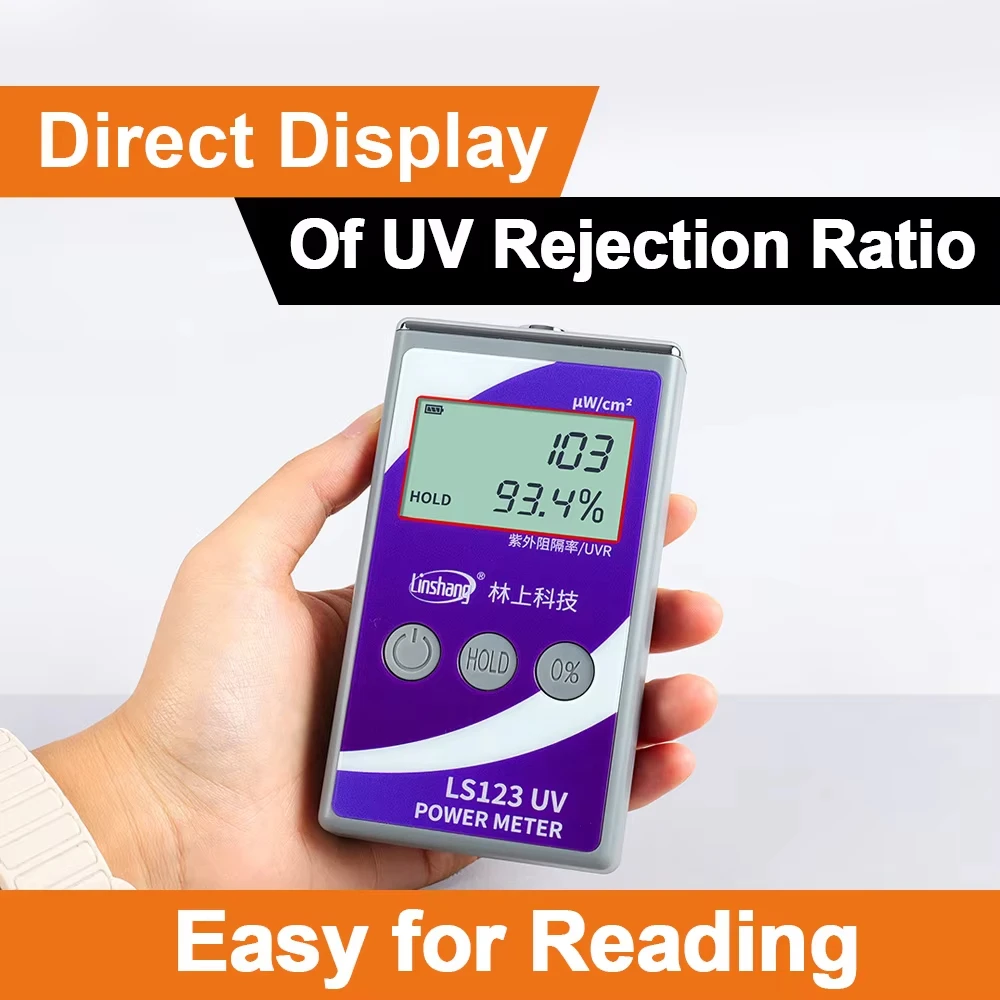 

Solar Power Meter Uv LS123 Measure Ultraviolet Radiation Power Intensity 260-380nm Radiance Density Rejection Rate