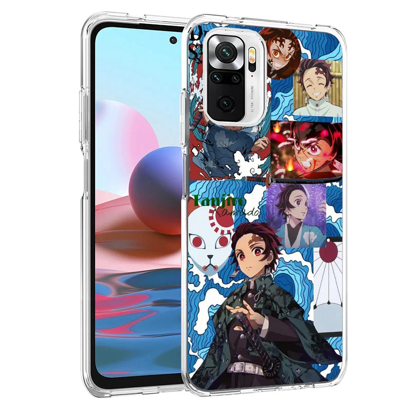 Demon Slayer Tanjiro Cover Phone Case For Xiaomi Redmi 12C 12 10C 10 9C 9 10A 9A 8A 9T 7A 7 6A 6 Pro K20 K40 S2 Soft Fundas Shel