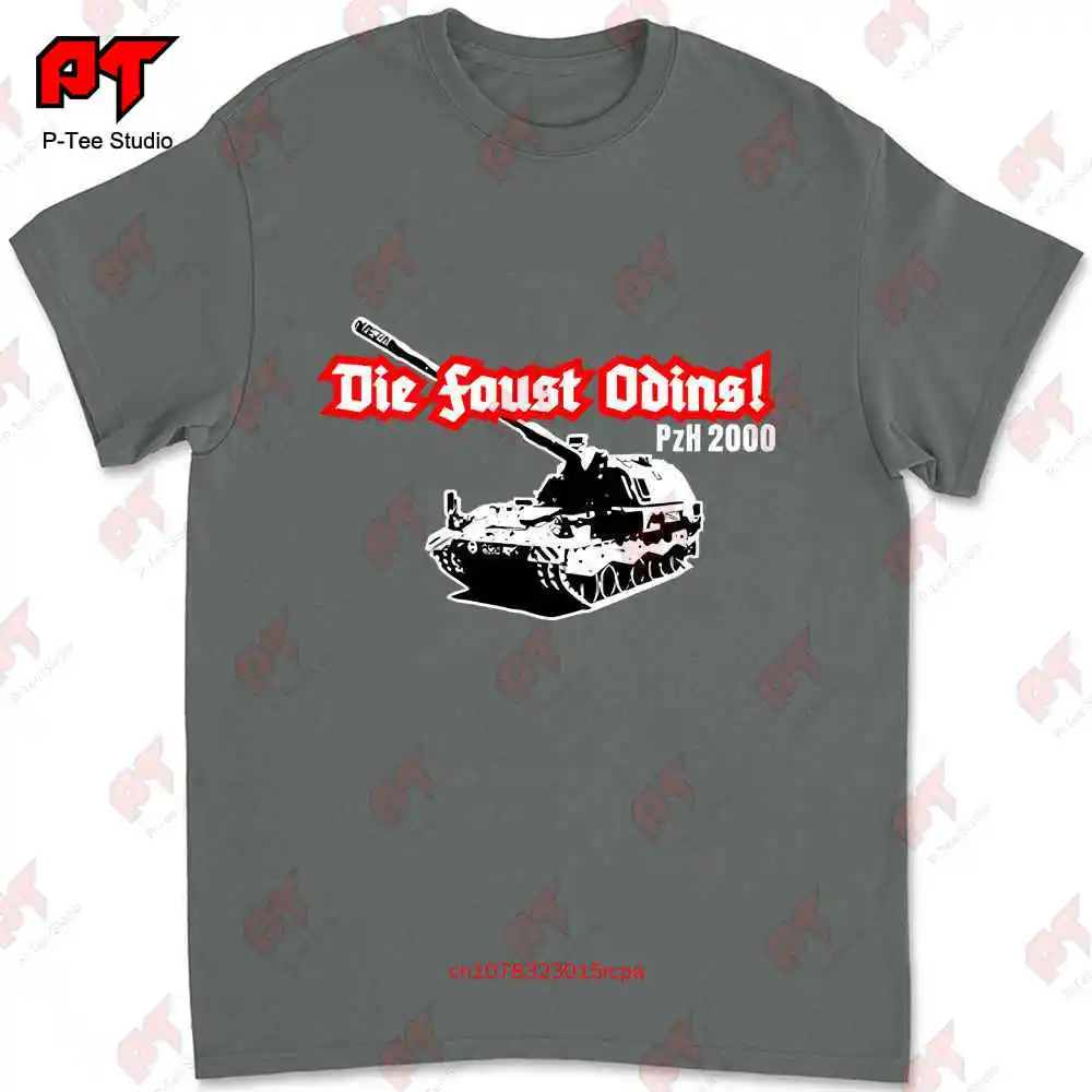 Pzh 2000 Die Faust Odins Tank Howitzer Bundeswehr Tanks T Shirt 13336 8JPE