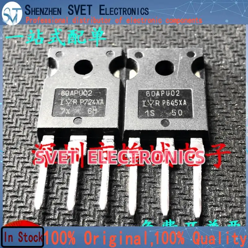 10PCS-50PCS  60APU02  TO-247 MOS 200V 60A  Original In Stock Fast shipping