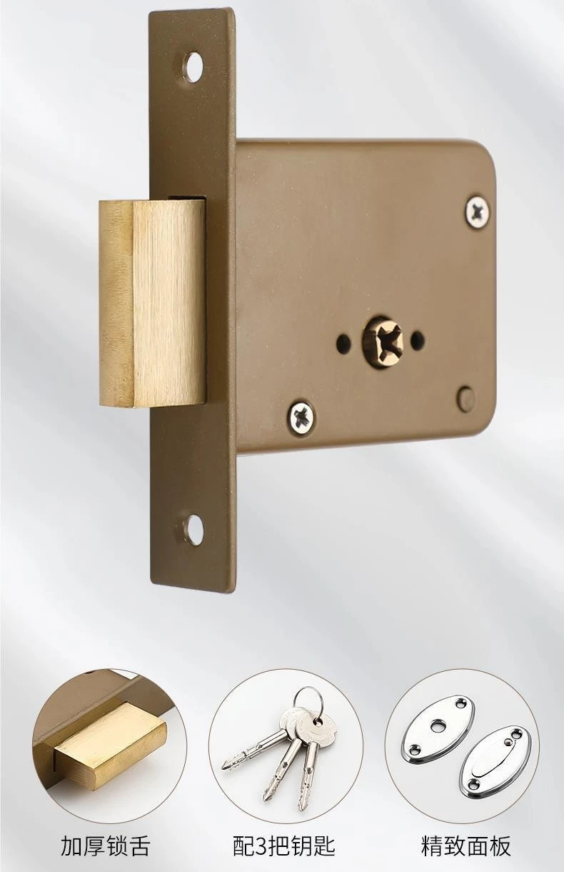 1 set DeadBolt Invisible Locks,prevent lock picking double bar invisible , mortise, tubewell ,security ,Mortice locks