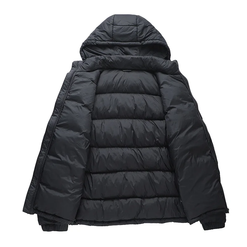 Winter Warmth Breadwear Cotton-padded Jackets Men's Detachable Hooded Tops and Outerwear Fashion Men's Cotton-padded Clothes